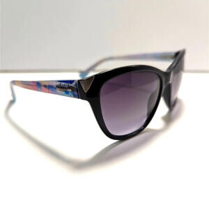 GUESS Sunglasses GU 7398 01B Size: 55-17-135 Multicolor Hollywood Black Frames
